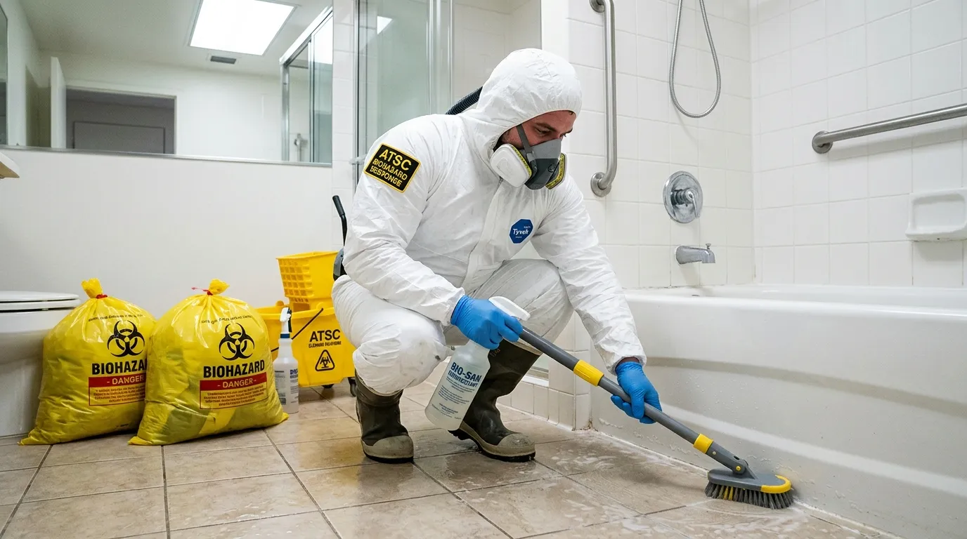 Decontamination equipment deployed for Blood Cleanup in Palo Alto